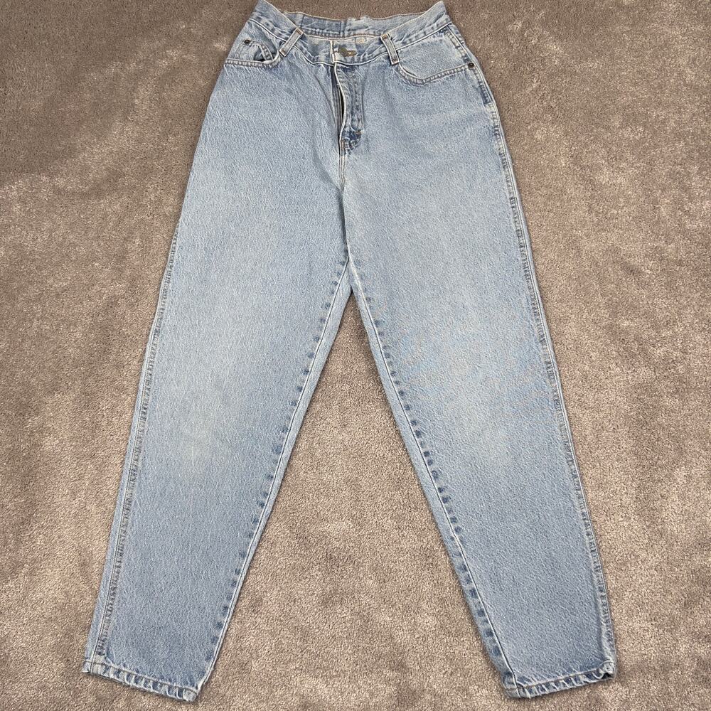 Gitano High Rise Mom Jeans Size 2 Light Wash Blue Tapered Leg Vtg 80s 90s Denim